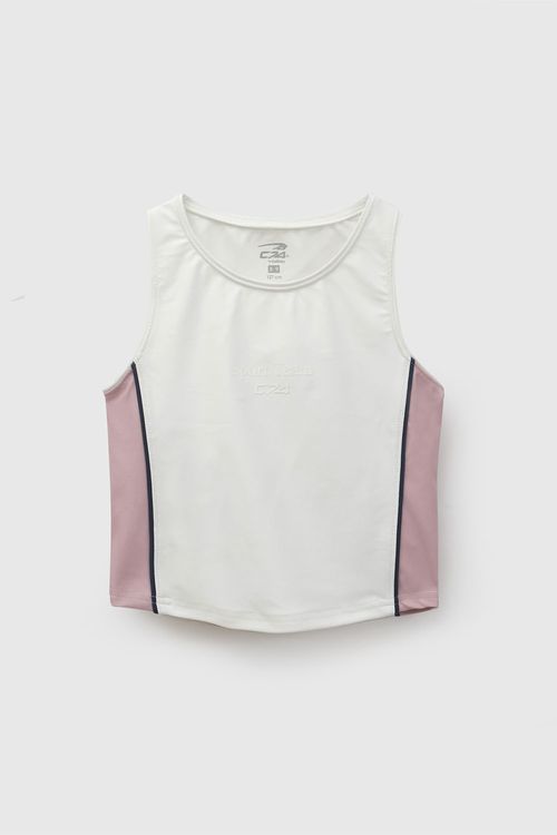 Polo C74 Blanco Niña Popy0409I26