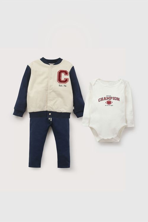 Set Polerón/Body Colección Azul Marino Niño Stfr0357I26