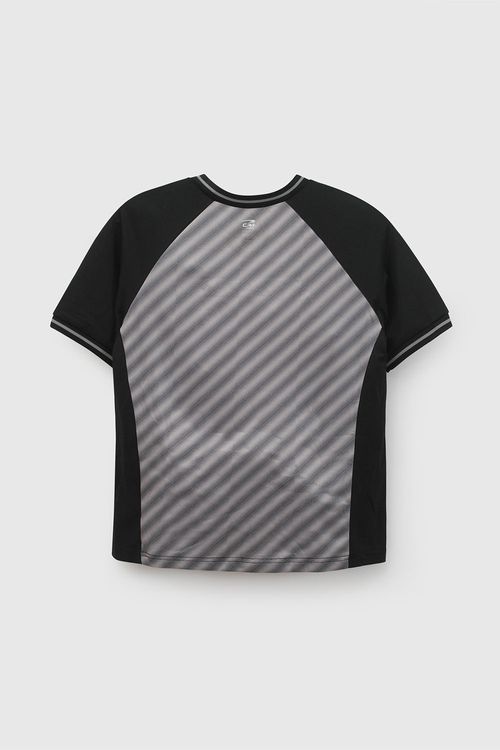 Polo C74 Negro Niño Popy0301I26