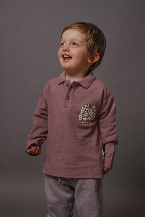 Polo Colección Morado Niño Popq0516I26