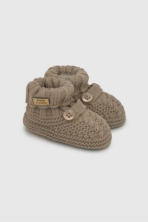 Zapatito Tejido Colección Cafe Niño 19010360I26