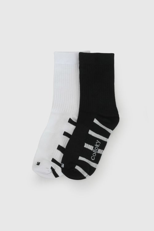 Medias 3/4 C74 Blanco Unisex C3Peu110I26