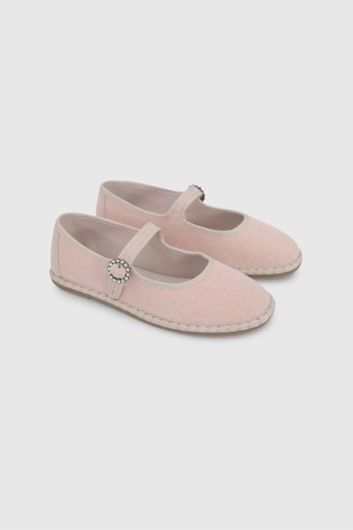 Ballerina De Niña Rosado Con Broche