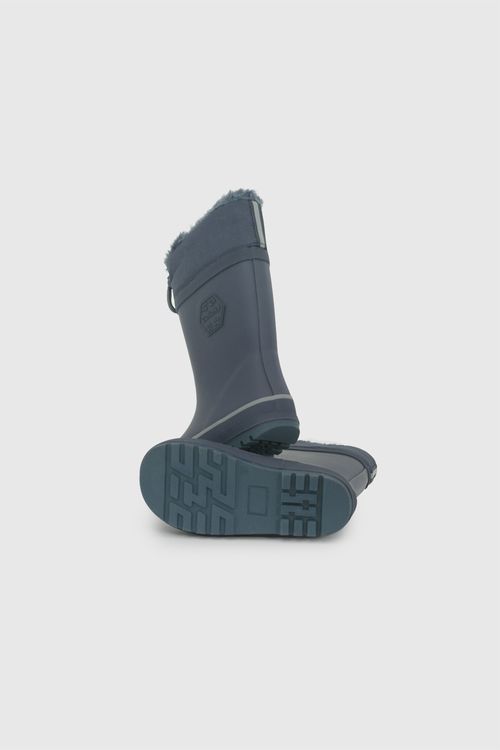 Bota Azul de Agua Unisex para Caminante de Niño en Textil y Goma