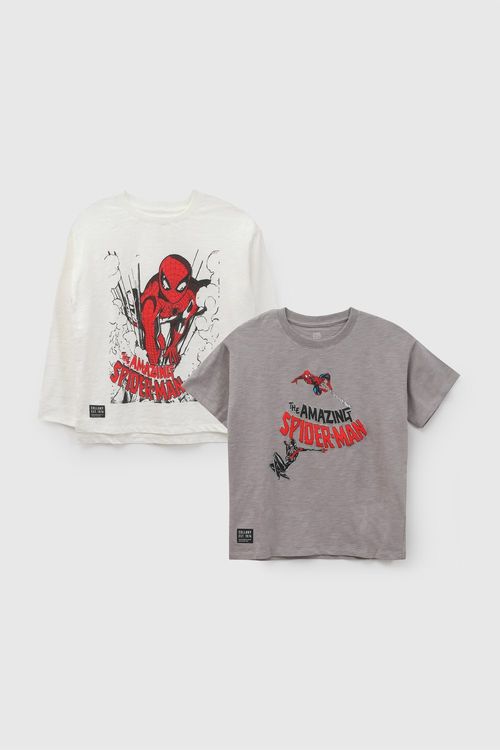 Polo Marvel Gris Niño Poje0704I26