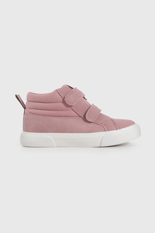 Zapatilla Lifestyle de Niña Morado Caña Media con Velcro