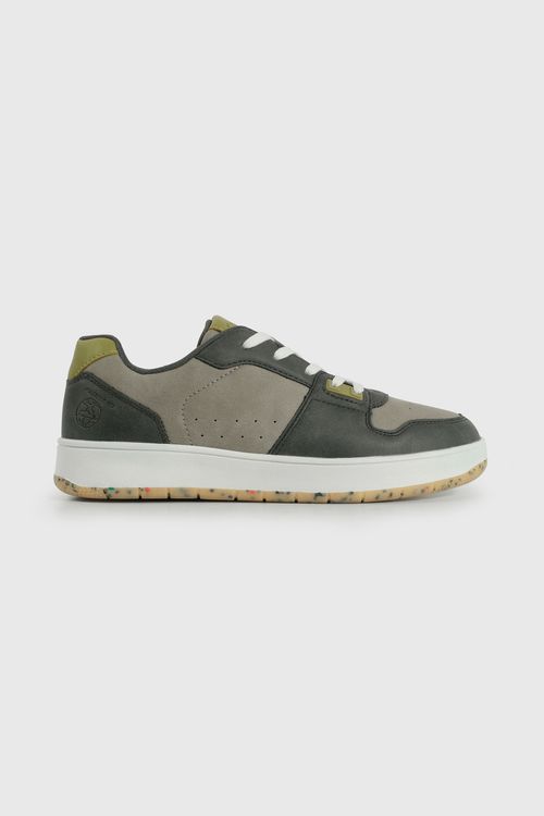 Zapatilla Lifestyle de Niño Gris Caña Baja con Cordón