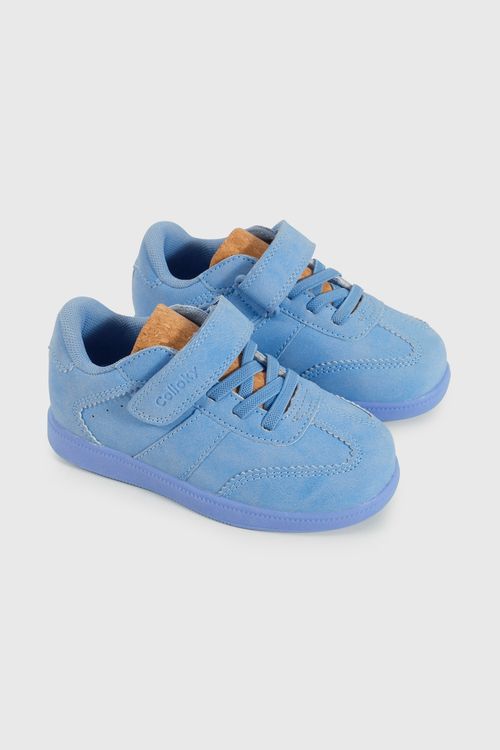 Zapatilla Caminante Lifestyle de Niña Celeste Caña Media