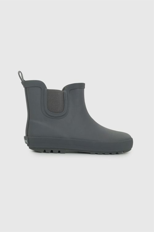 Bota Gris Unisex de Goma y Textil