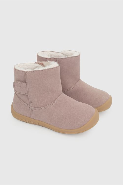 Bota Lavanda de Niña con Velcro y Suela de TR