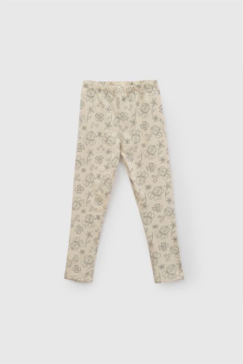 Legging Disney Beige Niña Papo1276I26