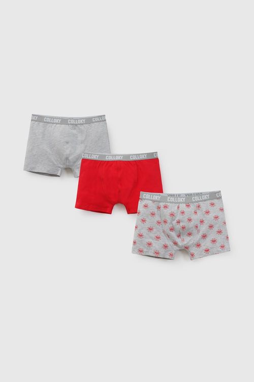 Bóxer Marvel Gris Niño Bxsx1506I26