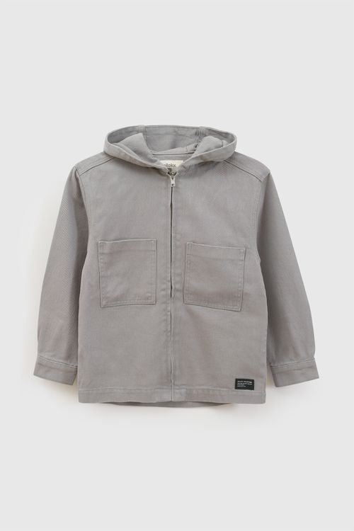 Chaqueta de Niño Gris de Algodón