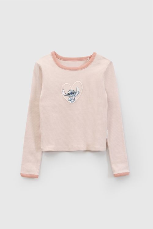 Polo Disney Rosado Niña Popu1430I26