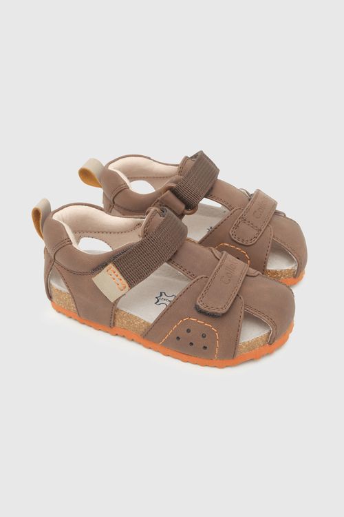 Sandalia De Niño Colección Café