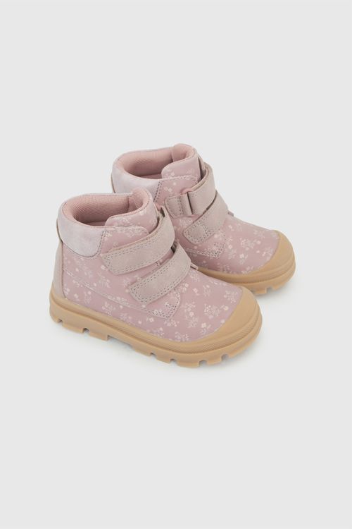 Botín Morado Niña con Velcro Antibacterial 55809