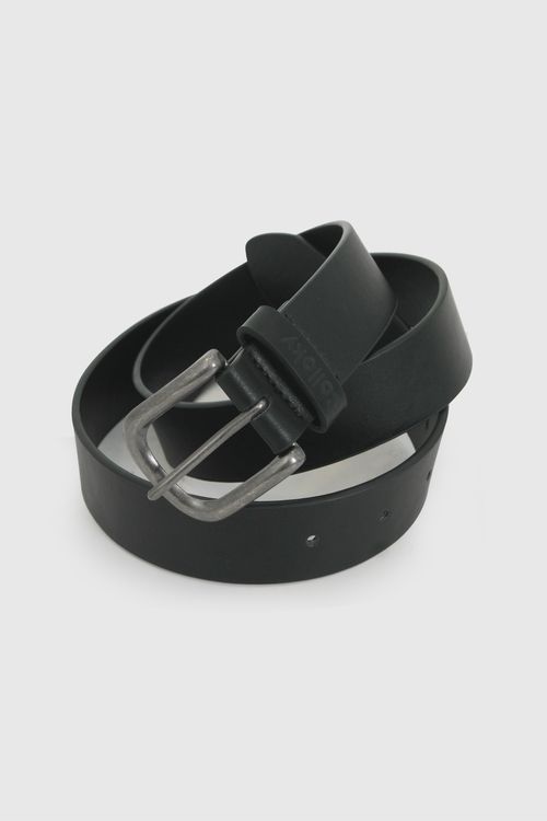 Cinturón Unisex Negro con Hebilla Metálica 51411