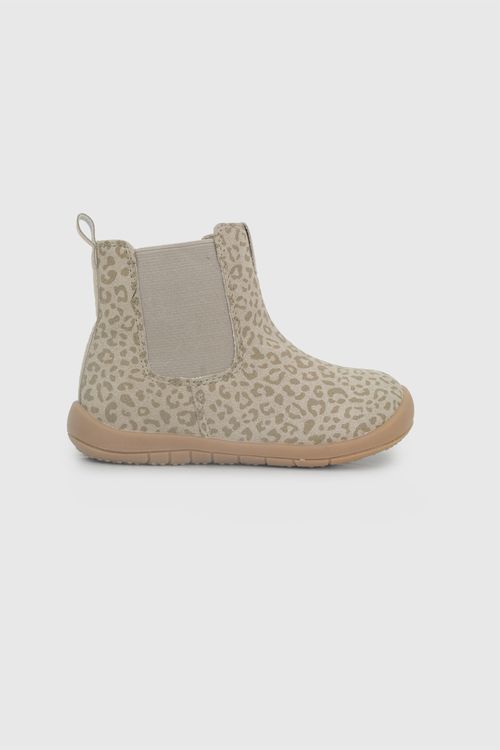 Botín Café Niña con Plantilla Antibacterial