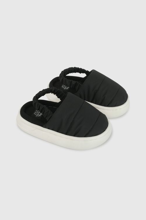 Pantufla Negra de Caminante talla 21 a 27