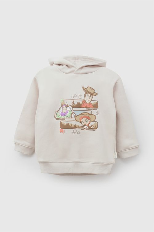 Polera de Niño Beige con Gorro