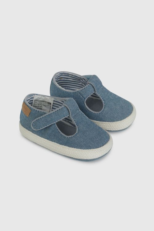 Alpargata Denim Azul de Bebé talla 14 a 18