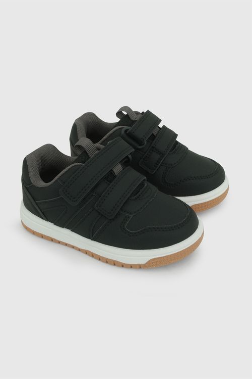 Zapatilla urbana unisex negra 21-27