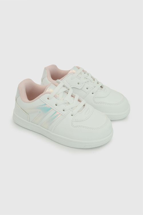 Zapatilla urbana niña caminante blanco 21-27