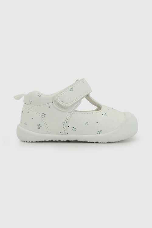 Reina velcro niña blanco 17-20