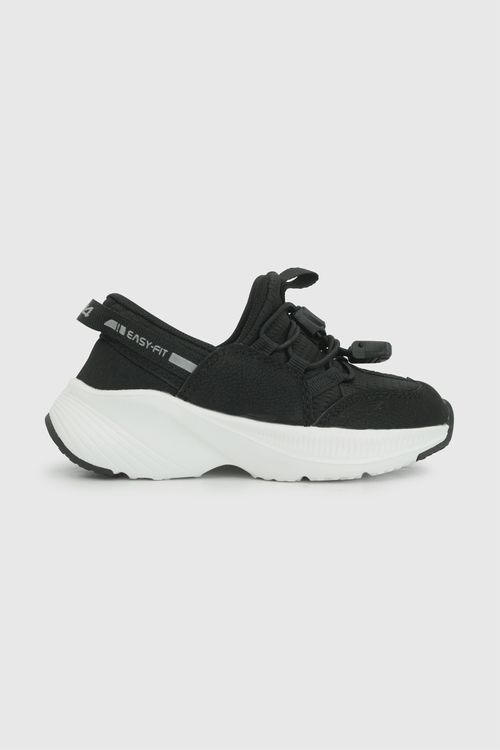 Zapatilla deportiva unisex negra 21-27