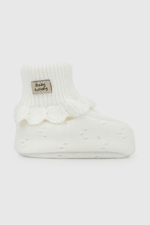 Zapato tejido unisex blanco