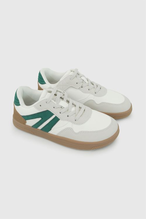 Zapatilla capellada urbana niño blanco 28-38