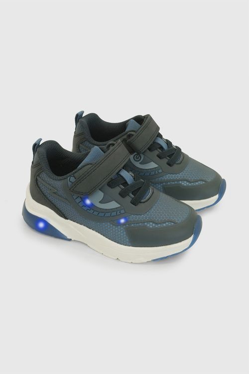 Zapatilla con luces niño caminante azul 21-27