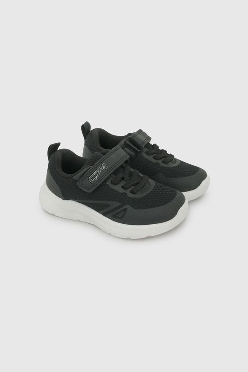 Zapatilla sport unisex negra 21-27