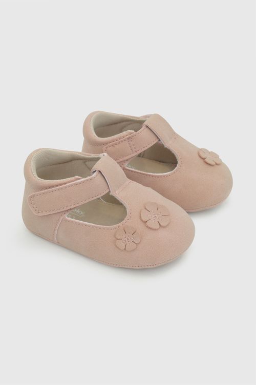 Reina velcro niña rosado 14-18