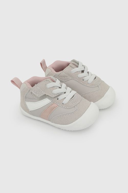 Zapatilla velcro niña blanco 17-20