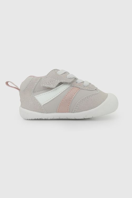 Zapatilla velcro niña blanco 17-20