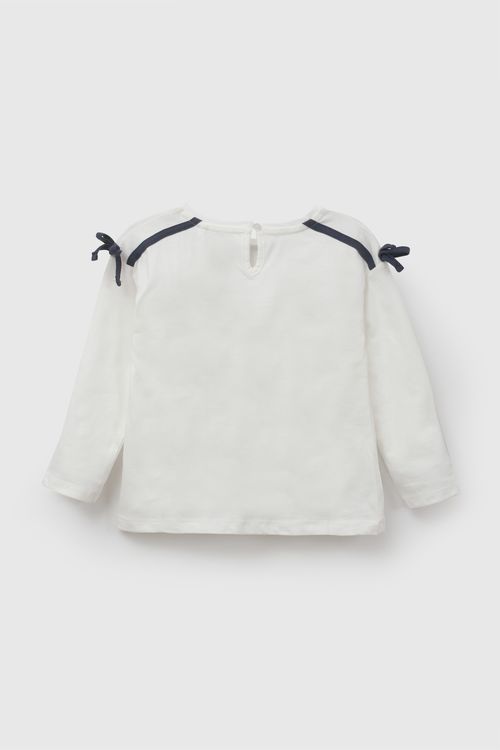 Polo paris niña blanco 6-9M a 4-5A