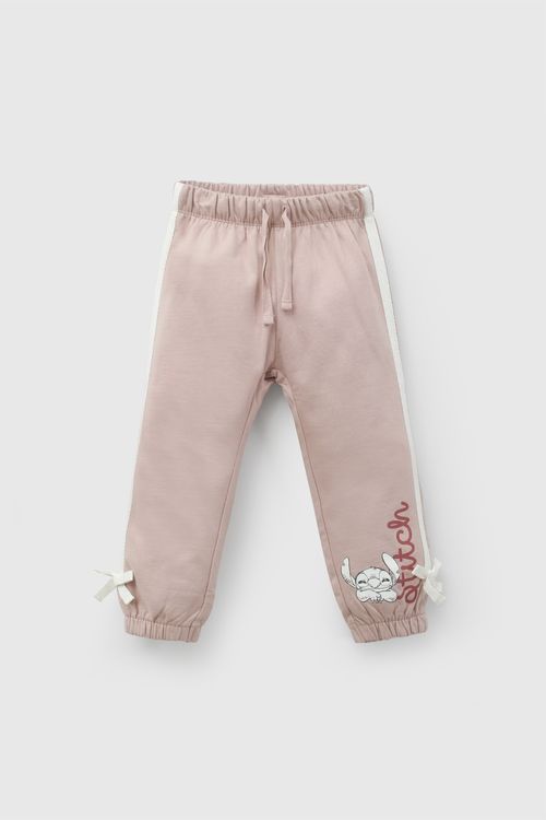 Pantalon buzo Disney Lilo & Stitch niña rosa viejo 6-9M a 4-5A