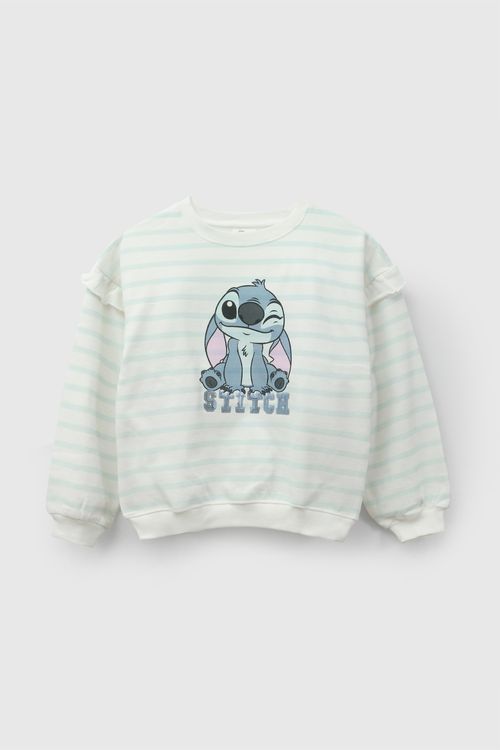 Polera Disney Lilo & Stitch niña crema 3-4A a 12-13A