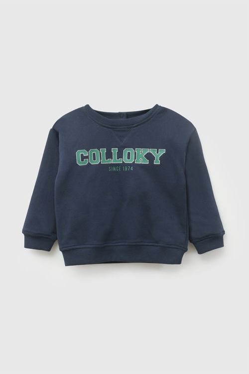 Polera colloky niño azul marino 6-9M a 4-5A