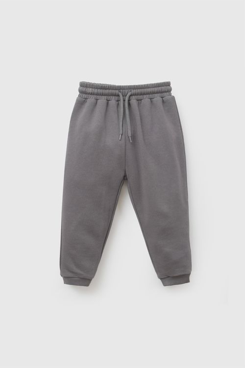 Pantalon buzo niño grafito 6-9M a 4-5A