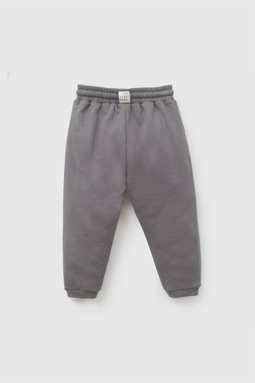 Pantalon buzo niño grafito 6-9M a 4-5A