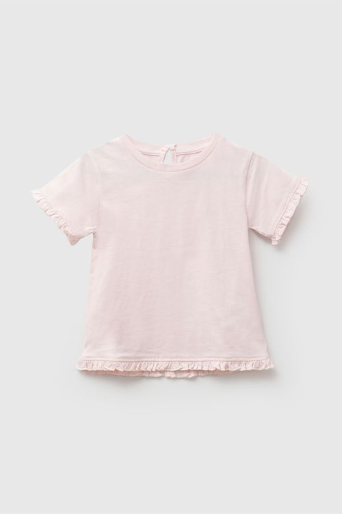 Polo everyday niña rosado claro 6-9M a 4-5A