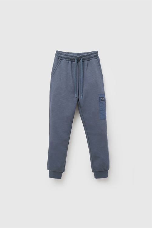 Pantalon buzo bolsillo niño denim 3-4A a 12-13A