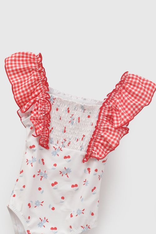 Traje de baño vuelos niña multicolor 6-9M a 4-5A