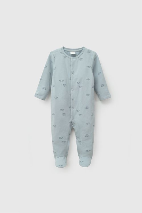 Enterizo polycotton niño denim RN a 6-9M