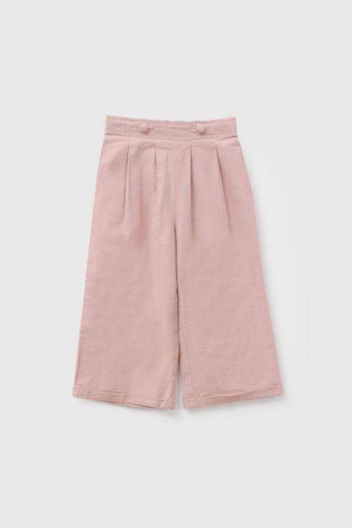 Pantalon ancho niña rosa viejo 6-9M a 4-5A