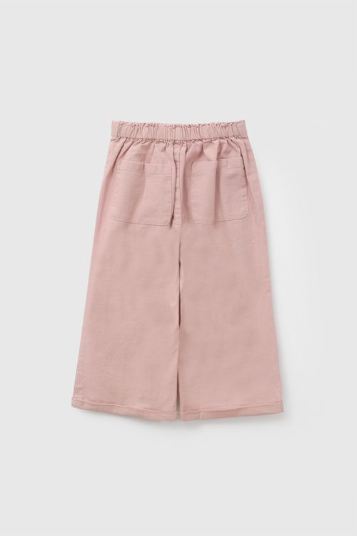 Pantalon ancho niña rosa viejo 6-9M a 4-5A