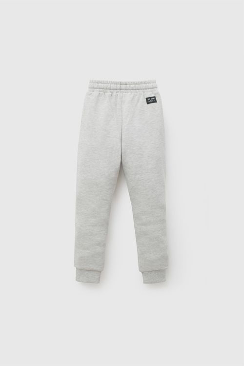 Pantalon buzo niño gris 3-4A a 12-13A