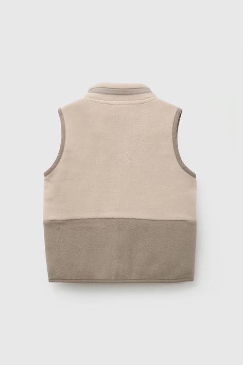 Polar sin mangas niño beige 6-9M a 4-5A